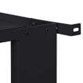vidaXL Pedestal na práčku Čierny 64 x 55 x 32,5 cm Oceľ