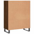 vidaXL Poličková skrinka biela 69,5x32,5x90 cm kompozitné drevo