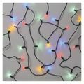 LED vianočný reťazec – tradičný, 26,85 m, vonkajší aj vnútorný, multicolor
