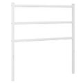 vidaXL Kovové náhradné čelo postele biele 90 cm