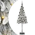 vidaXL Vianočný stromček s 300 LED-i Biela 210 cm PE a oceľ