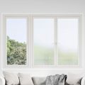 vidaXL Okenná fólia matná dizajn s pruhmi 0,9x50 m PVC