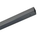 vidaXL Záhradné plotové stĺpiky 10 ks, sivé 220 cm, oceľ