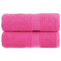 vidaXL Prémiové uteráky pre hostí SOLUND 2 ks ružové 30x50 cm 600 g/m²