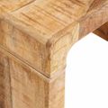 vidaXL Koncový stôl Hnedá 60 x 35 x 46 cm Masívne mango drevo