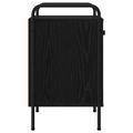 vidaXL Nočný stolík 2 ks Čierny dub 35 x 36,5 x 61 cm Kompozitné drevo