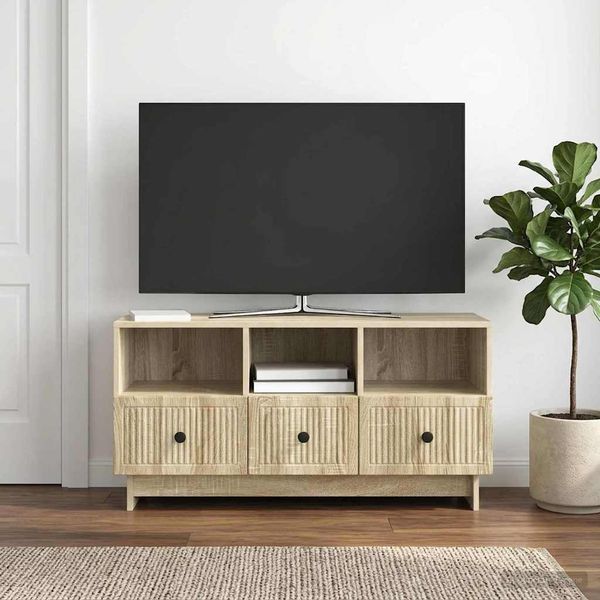 vidaXL TV skrinka Dub sonoma 102 x 34,5 x 50 cm Kompozitné drevo