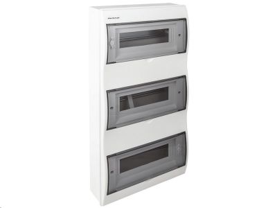 Rozvádzač RN-36 Fala (N+PE) IP40 plastový 3x12 stenný / prehľadné dvere