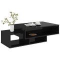 vidaXL Konferenčný stolík lesklý čierny 105x55x32 cm drevotrieska