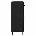 vidaXL Servírovacia skriňa Čierny dub 69,5 x 34 x 90 cm