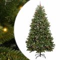 vidaXL Umelý vianočný stromček 300 cm 300 LED Teplá biela PVC a oceľ