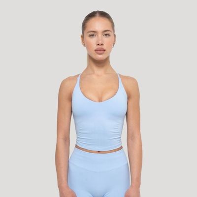 Dámske tielko Luma Baby Blue - GymBeam, veľkosť S