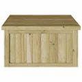 vidaXL Garáž na kosačku Hnedá 73,5 x 81,5 x 38,5 cm