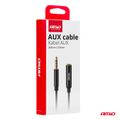 Kábel predlžovací AUX Mini Jack 3,5mm samec na 3,5mm samica 2M AMiO-04296