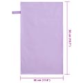 vidaXL Športové uteráky 2 ks Fialová 50 x 30 cm