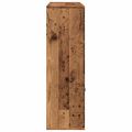 vidaXL Knižnica staré drevo 98x29x97,5 cm kompozitné drevo