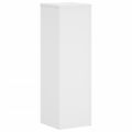 vidaXL Stojany na rastliny 2 ks biele 25x25x80 cm kompozitné drevo