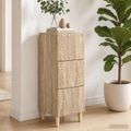 vidaXL Zásuvkový kabinet Dub sonoma 33 x 34,5 x 90 cm Kompozitné drevo
