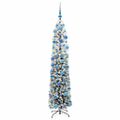 vidaXL Umelý vianočný stromček Zelená 180 cm PVC, oceľ a plast