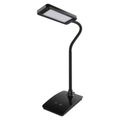 LED stolná lampa Eddy, čierna