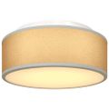 vidaXL Stropná lampa so bodmi Sivá 30 x 30 x 13,5 cm látka