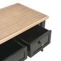 vidaXL TV stolík čierny 100x35x35 cm drevený