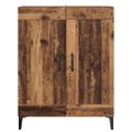 vidaXL Servírovacia skriňa Staré drevo 69,5 x 34 x 90 cm