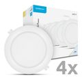 Modee LED Okrúhly LED panel - zapustený 12W 1320lm studená biela P4 (ML-LPRB6000K12WPN)