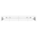 vidaXL TV skrinka s LED svetlami biela 290x36,5x40 cm