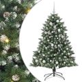 vidaXL Umelý vianočný stromček Zelená 150 cm PVC, plast a oceľ