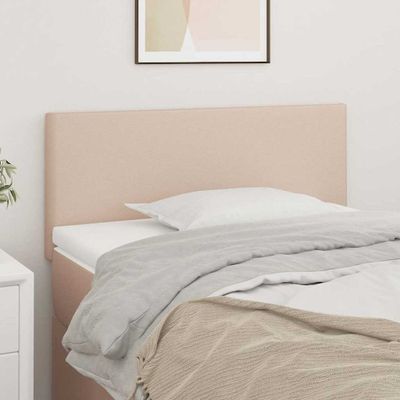 VidaXL Čelo postele kapučínové 100x5x78/88 cm umelá koža