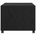 vidaXL Konferenčný stolík Čierny dub 55 x 55 x 45cm Kompozitné drevo