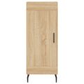vidaXL Komoda dub sonoma 34,5x34x90 cm spracované drevo