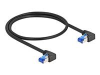 RJ45 sieťový kábel Cat.6A S/FTP pravouhl