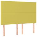 vidaXL Boxspring posteľ s matracom zelená 160x200 cm látka