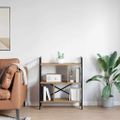 vidaXL Regál na knihy 5 úrovní 75 x 30 x 91 cm Kompozitné drevo