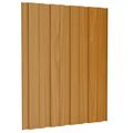vidaXL Strešný panel 12 ks Prírodná 60 x 45 cm Pozinkovaná oceľ