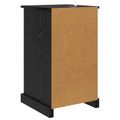 vidaXL Nočný stolík Čierny dub 39 x 39 x 67,5 cm Kompozitné drevo