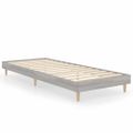 vidaXL Posteľný rám sivý dub sonoma 75x190 cm kompozitné drevo