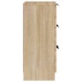 vidaXL Komoda dub sonoma 30x30x70 cm spracované drevo