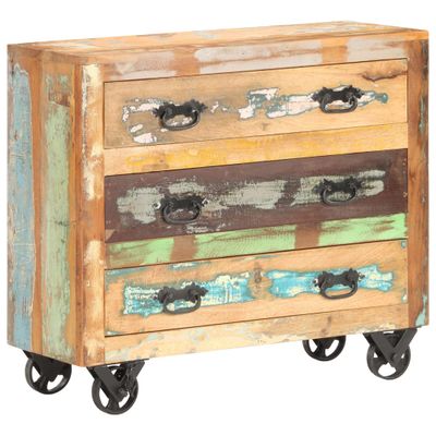 vidaXL Komoda 80x30x70 cm recyklovaný masív