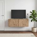 vidaXL Nástenná TV skrinka 59,5 x 41 x 30 cm Dub artisan