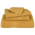 vidaXL Saunové osušky FROGN 2 ks zlaté 80x200 cm 360 g/m²