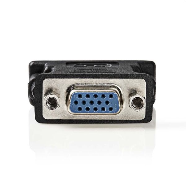 Nedis CCGB32900BK - DVI – VGA Adaptér | DVI-I 24+5-Pin Zástrčka - VGA Zásuvka | Černá barva Adaptér, zástrcka DVI-I, zásuvka VGA, BOX, cerný