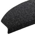 vidaXL Samolepiace schodové rohože 15 ks 80 x 24,5 x 3,5 cm Čierna