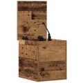 vidaXL Úložná krabica Staré drevo 30 x 35 x 35 cm Kompozitné drevo