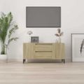 vidaXL TV skrinka dub sonoma 102x44,5x50 cm spracované drevo