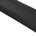 vidaXL Tesnenie garážových dverí Čierna 52 x 2 mm 5,5 m PVC