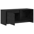 vidaXL Zostava TV skriniek 90 x 35 x 40 cm Čierny dub Kompozitné drevo