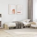vidaXL Posteľný rám bez matraca dub sonoma 90x200 cm kompozitné drevo